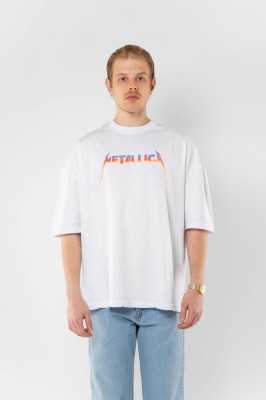 Sekizbiraltı Metallica Unforgiven Baskılı Siyah Oversize Unisex Tshirt 816E2024