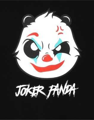 Sekizbiraltı Joker Panda Sırt Baskılı Beyaz Oversize Unisex Tshirt 816E0848