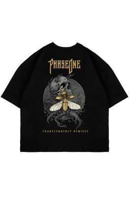 Sekizbiraltı Phaseone Sırt Baskılı Siyah Unisex Oversize Tshirt TYCMDYN1RN170575623234026