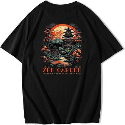 BRZ COLLECTION Unisex Oversize Zen Garden T-shirt B-24-02-128