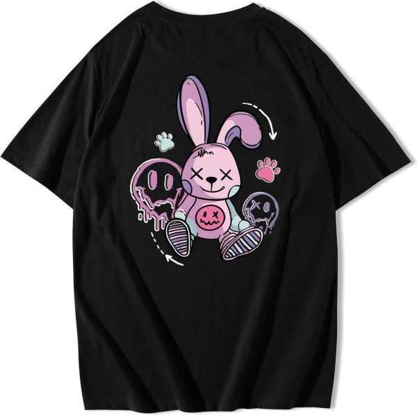 BRZ COLLECTION Unisex Oversize Cartoon Rabbit T-shirt B-24-03-24